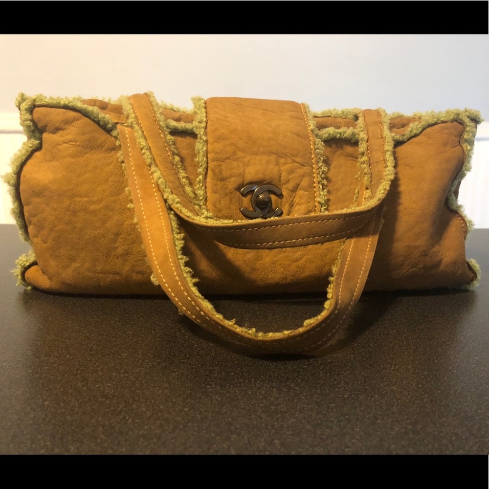 Small Chanel Shearling Tote